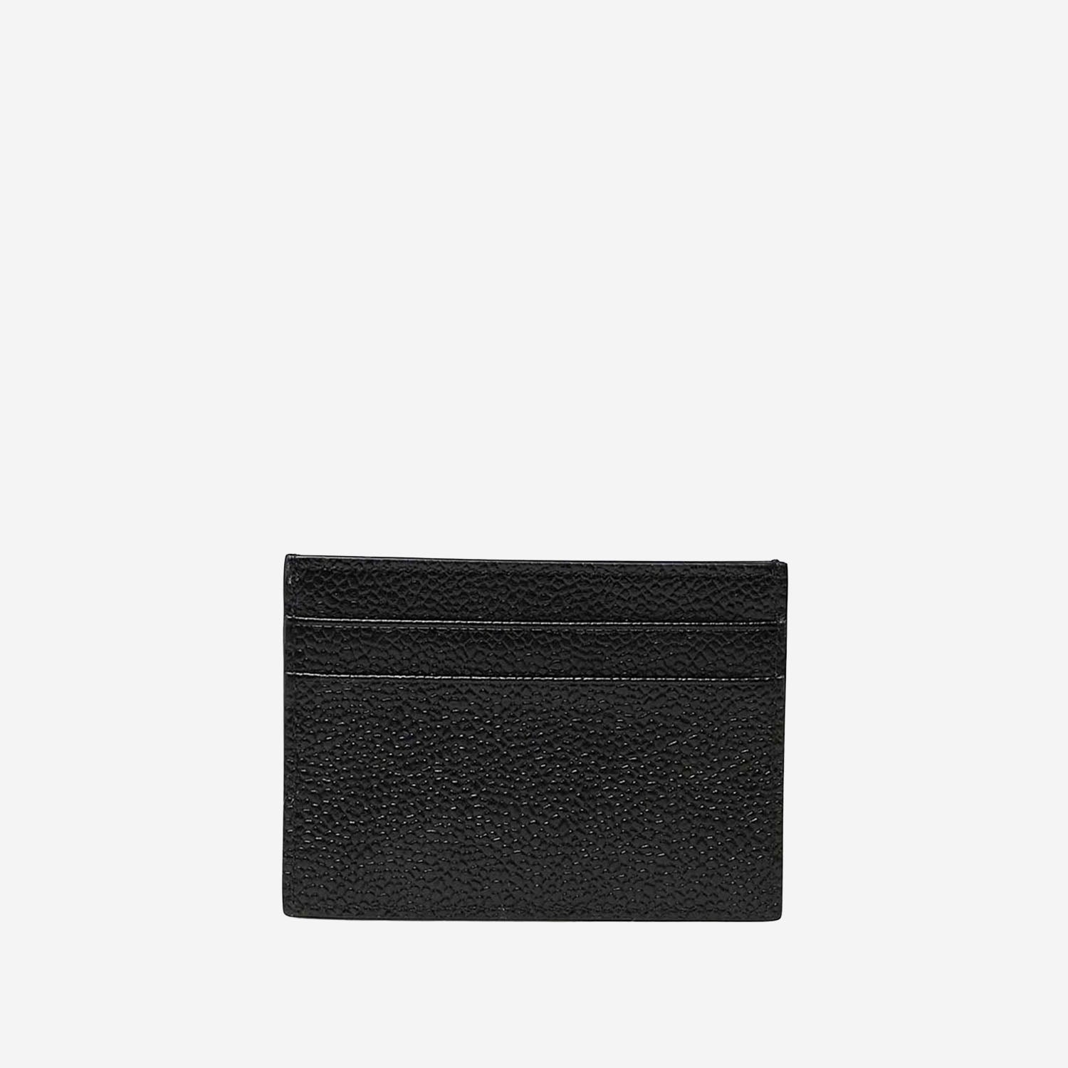 Thom Browne Wallets Black Self: Calf Full Grain Leather