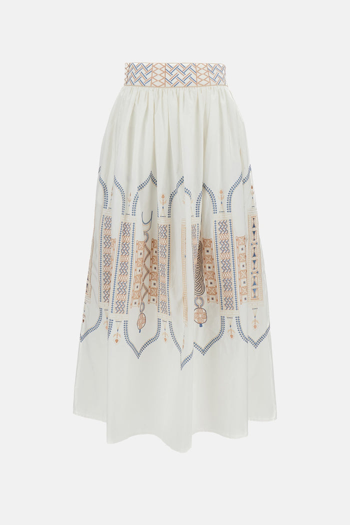 Emporio Sirenuse Skirts Bianco Co Pl