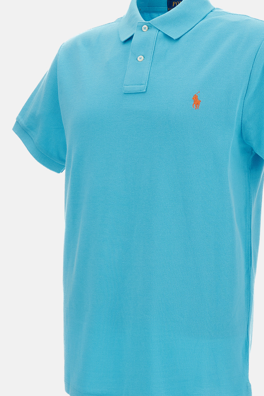 Polo Ralph Lauren T-Shirts And Polos Clear Blue Cotone