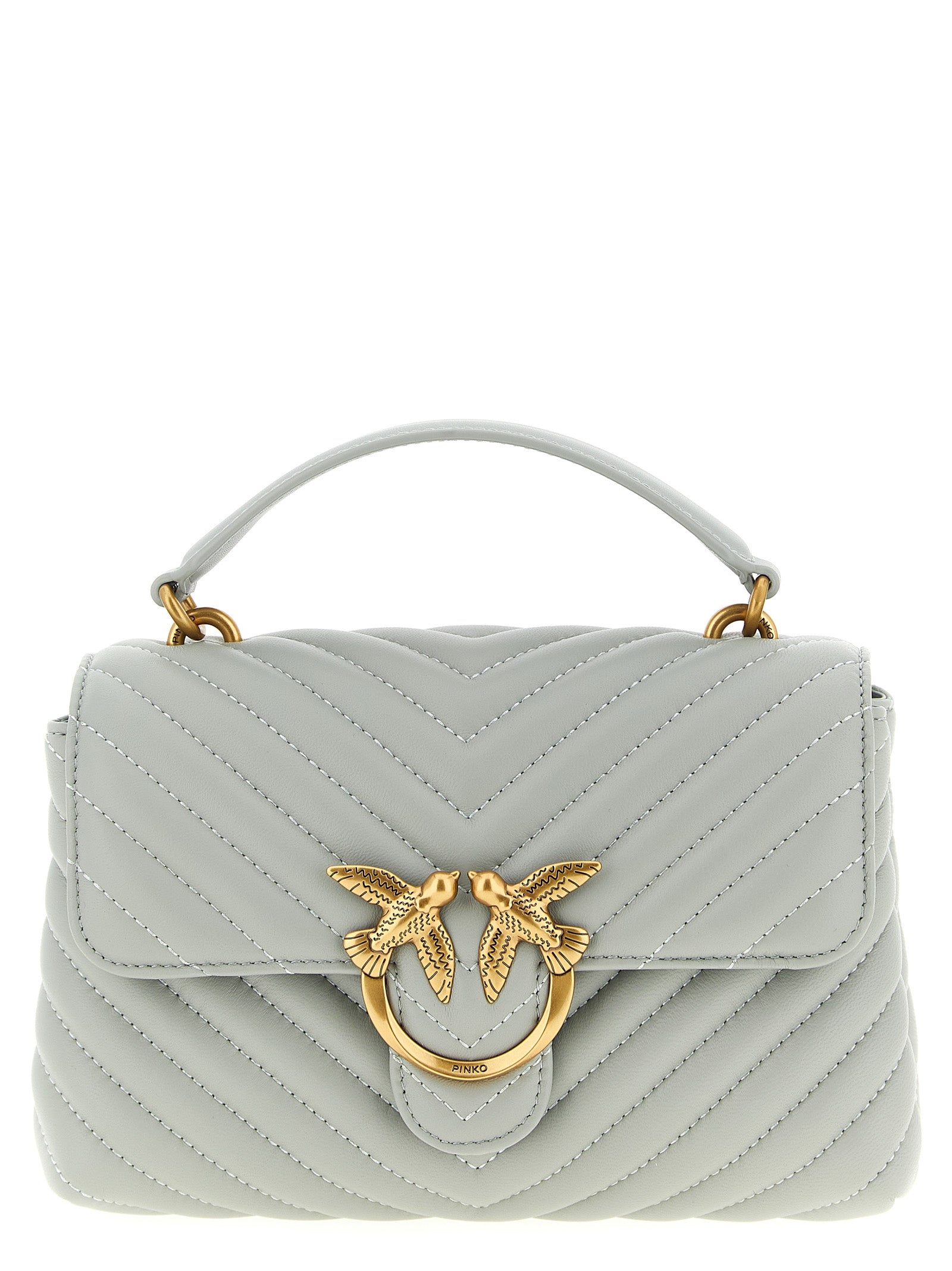 Mini Lady Love Puff handbag Gray Hand Bags