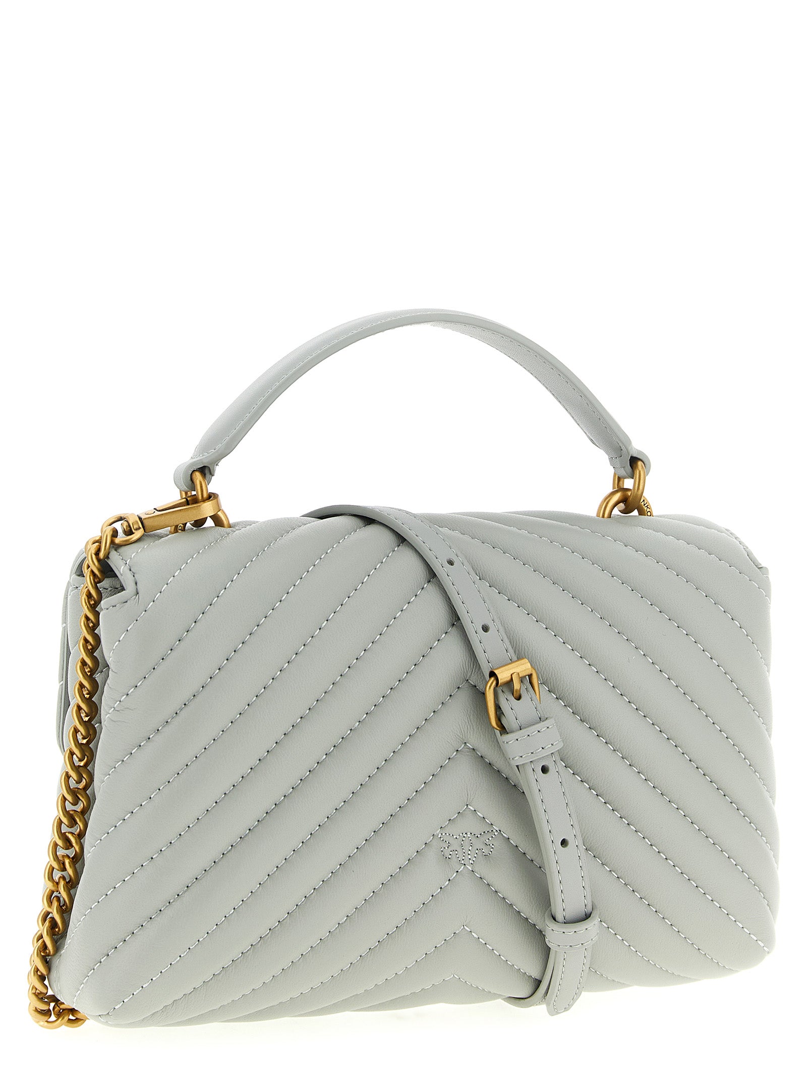 Mini Lady Love Puff handbag Gray Hand Bags