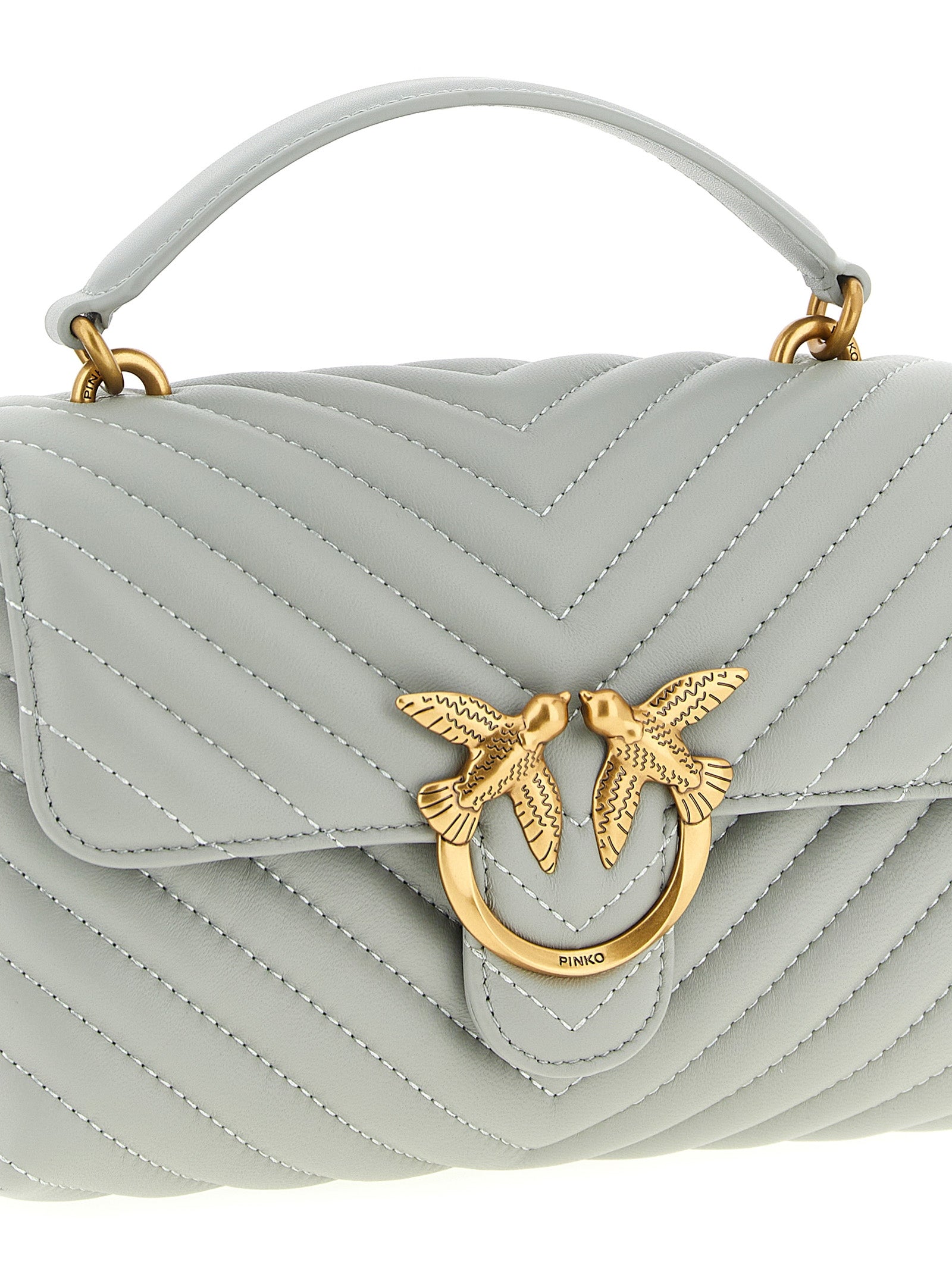 Mini Lady Love Puff handbag Gray Hand Bags