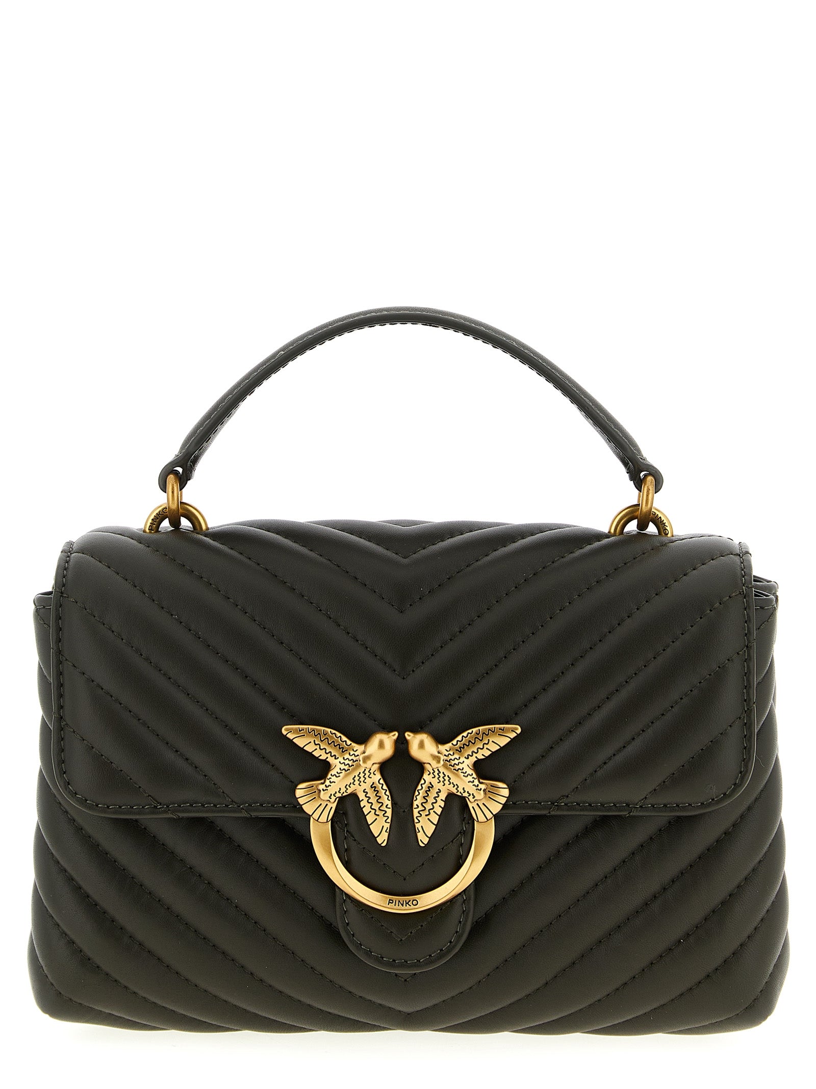 Mini Lady Love Puff handbag Green Hand Bags