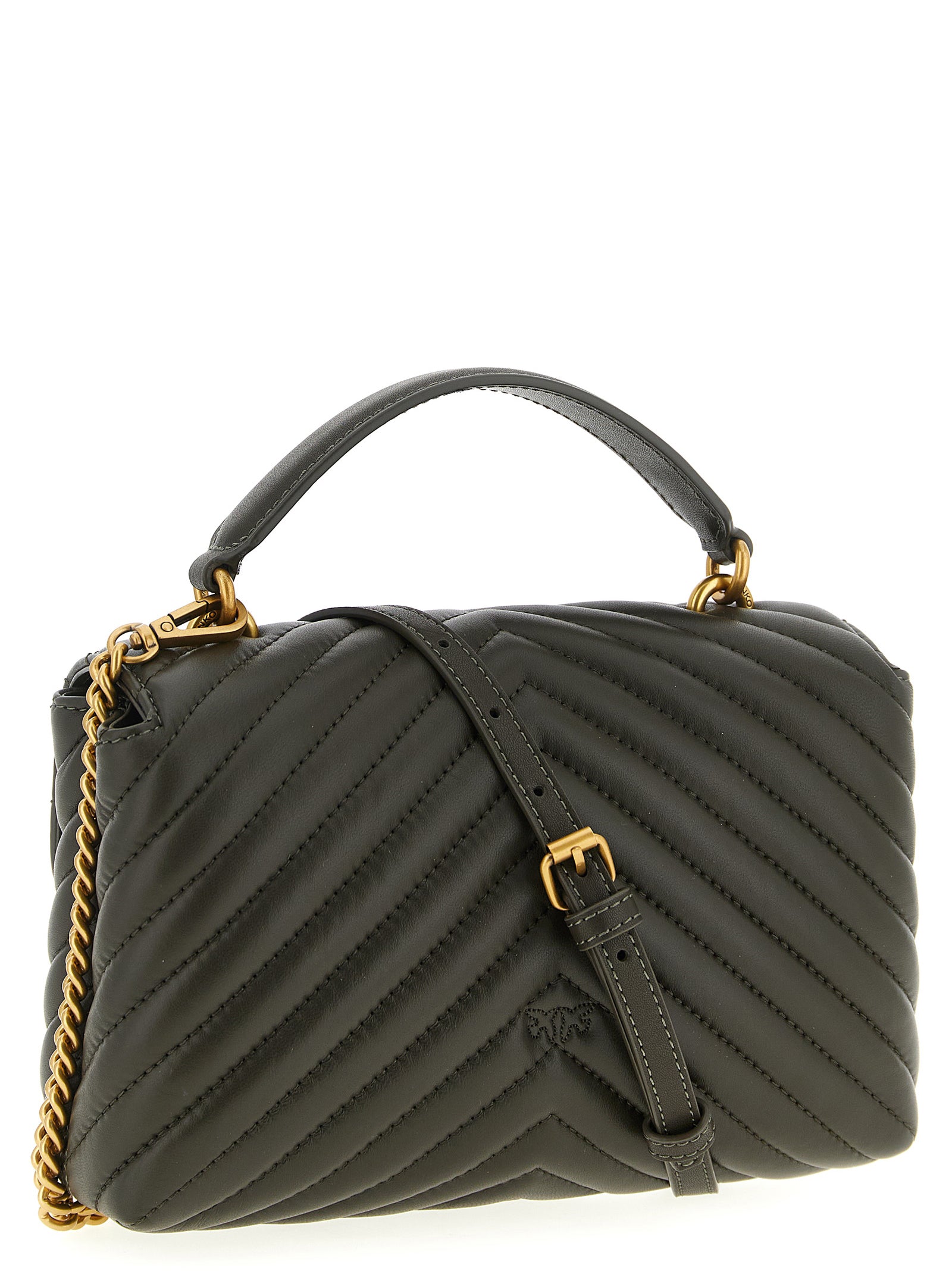 Mini Lady Love Puff handbag Green Hand Bags