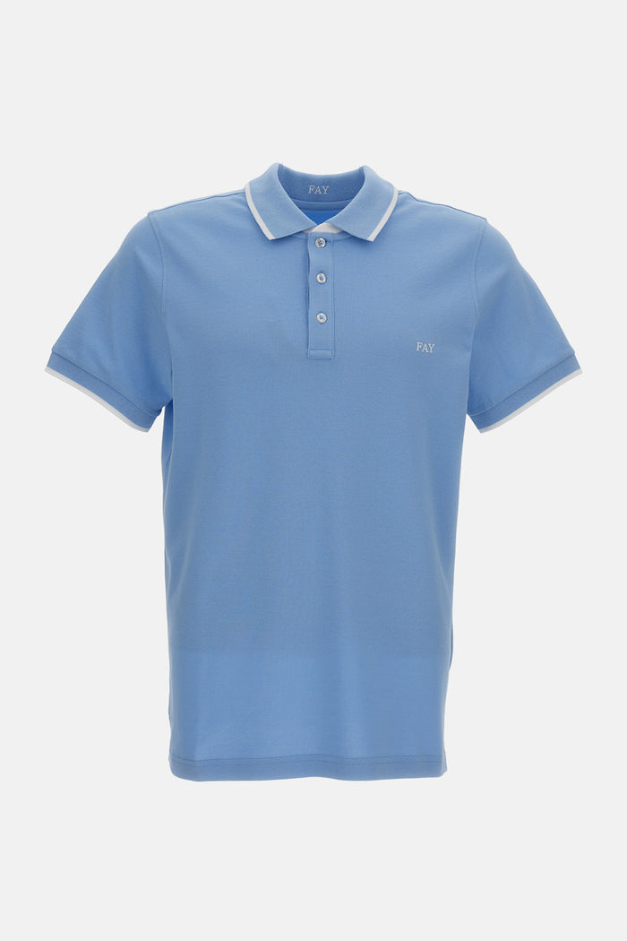 Fay T-Shirts And Polos Clear Blue