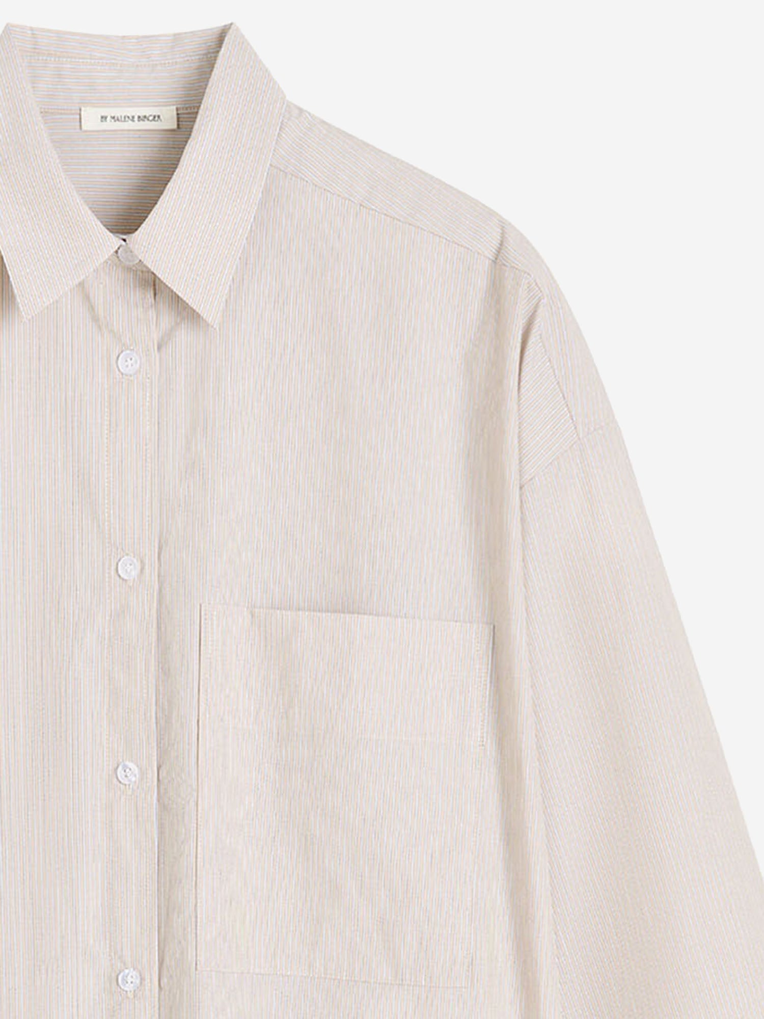 BY MALENE BIRGER Shirts Beige Cotton Organic