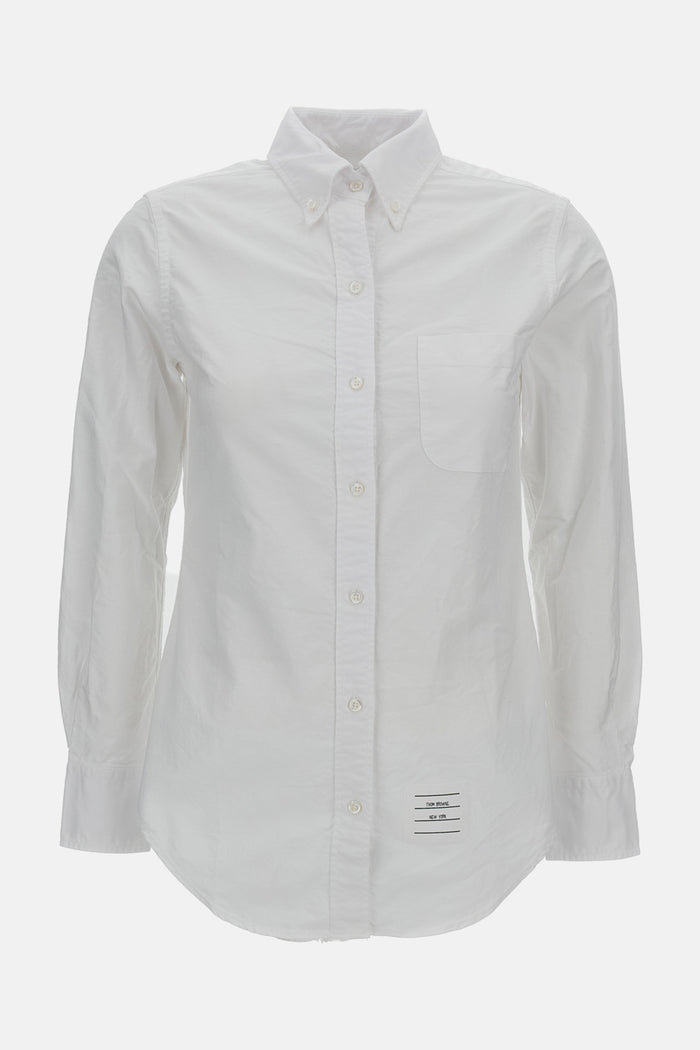 Thom Browne Shirts White Self: Cotton
