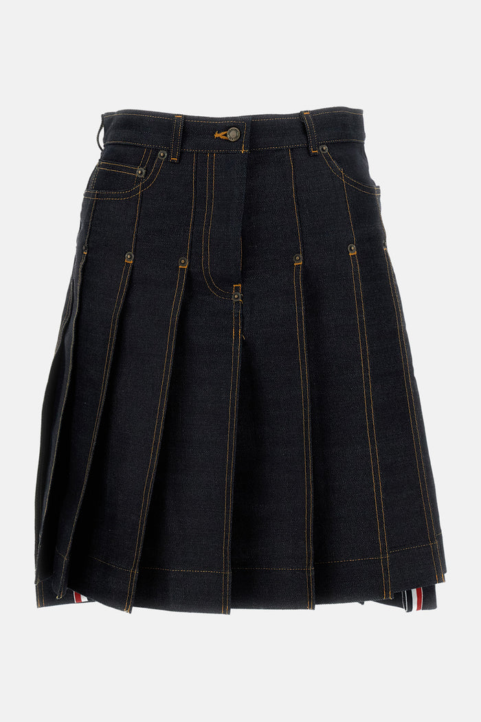 Thom Browne Shorts Blue Wo Vi Pa Pl Co