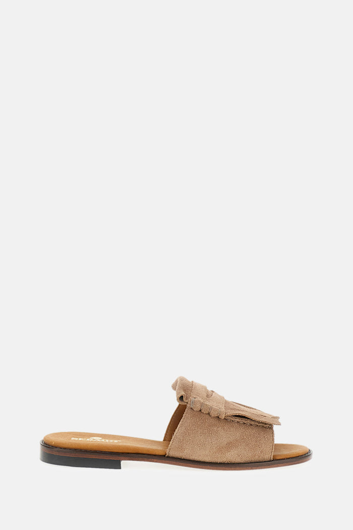 Sebago Sandals Beige Leather