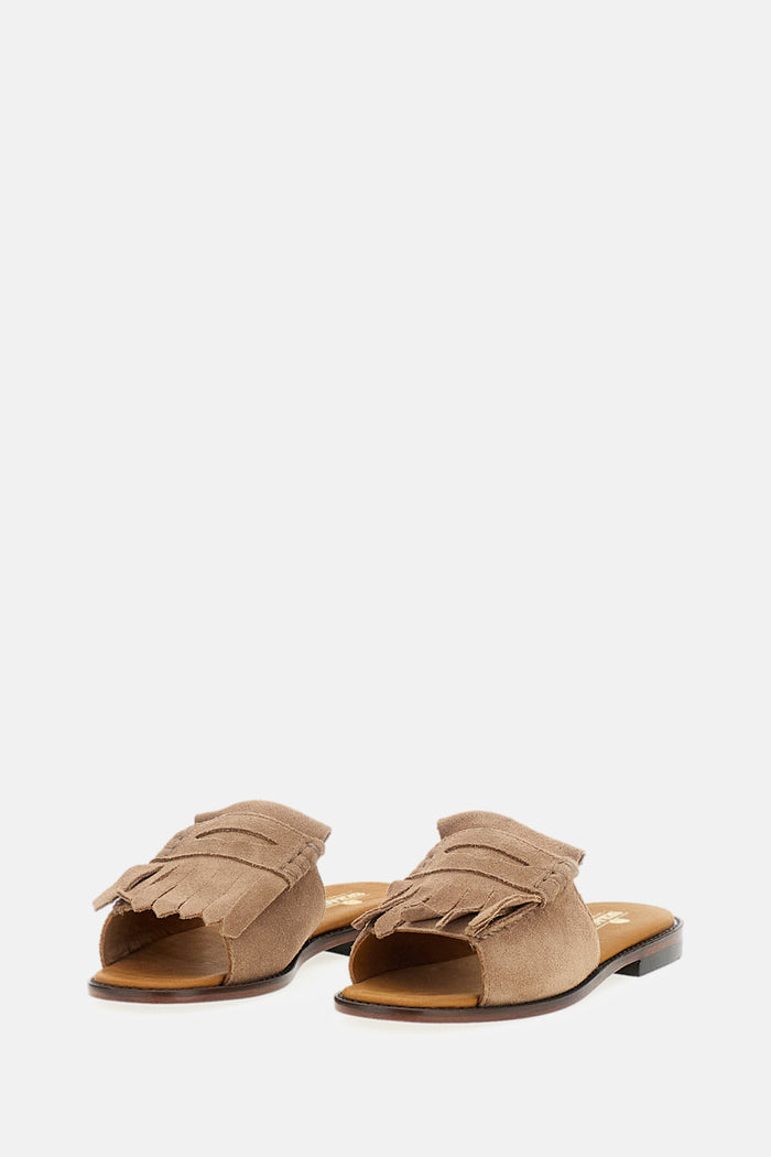 Sebago Sandals Beige Leather