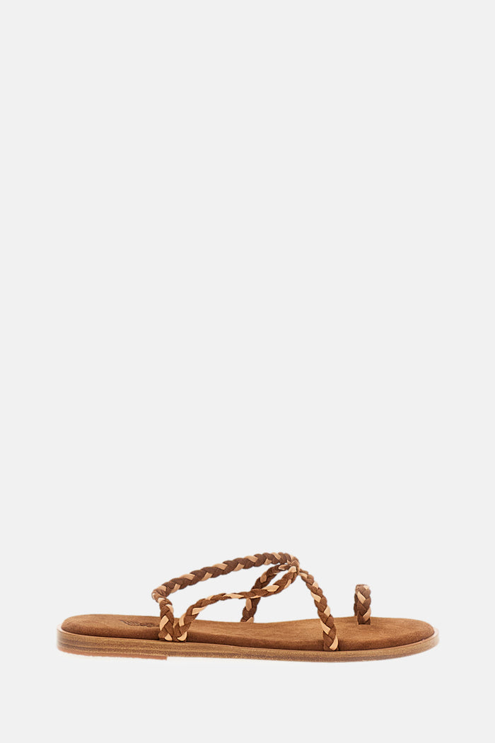 Ancient Greeks Sandals Brown Crosta Leather
