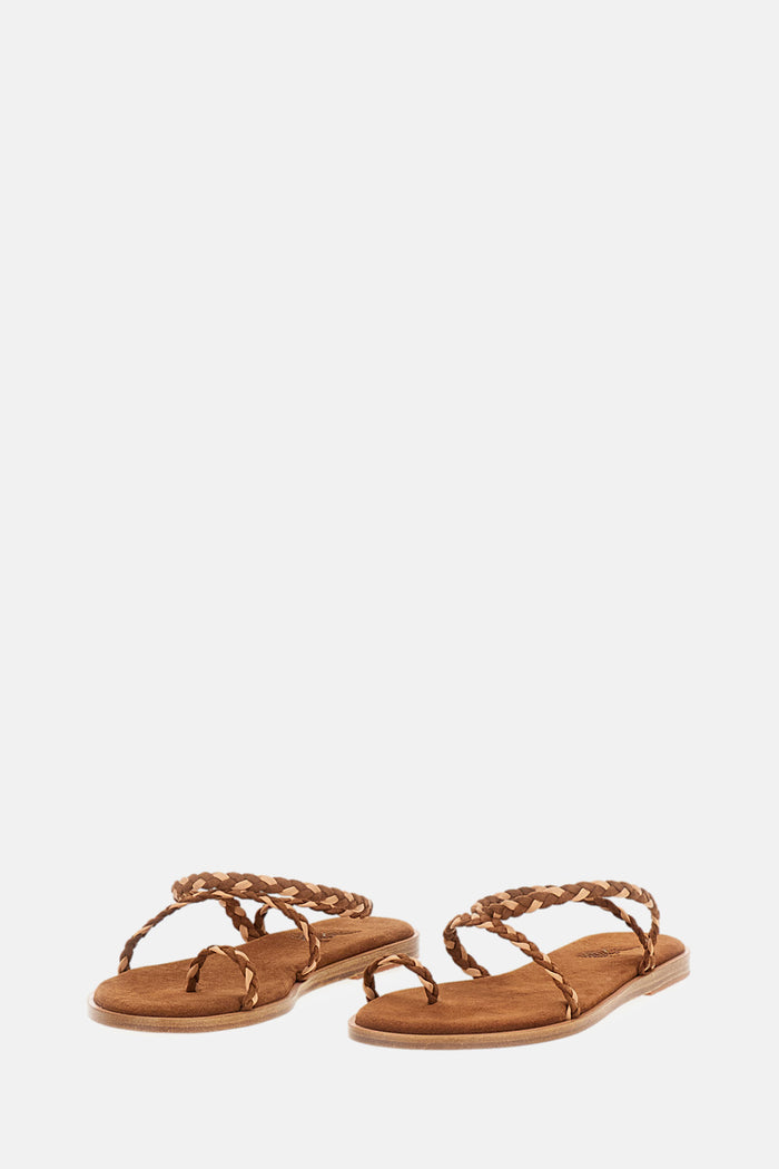 Ancient Greeks Sandals Brown Crosta Leather
