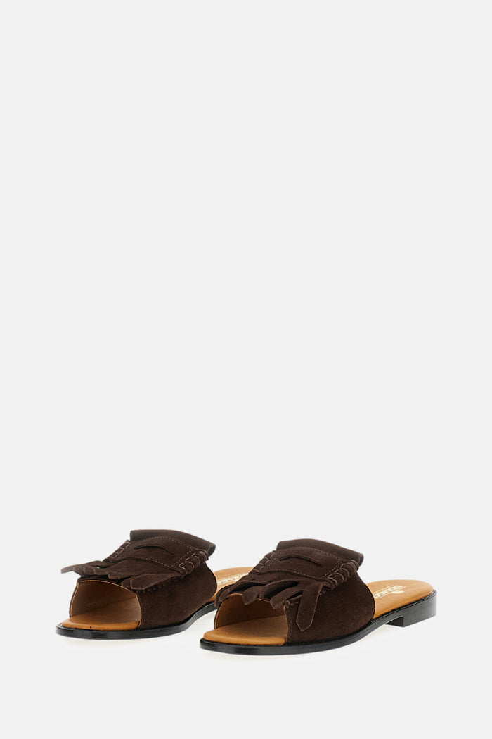 Sebago Sandals Brown Leather