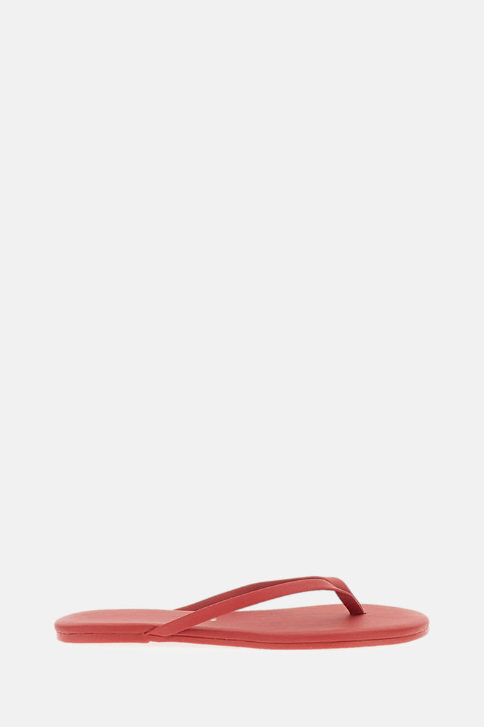 Tkees Sandals Red Pelle