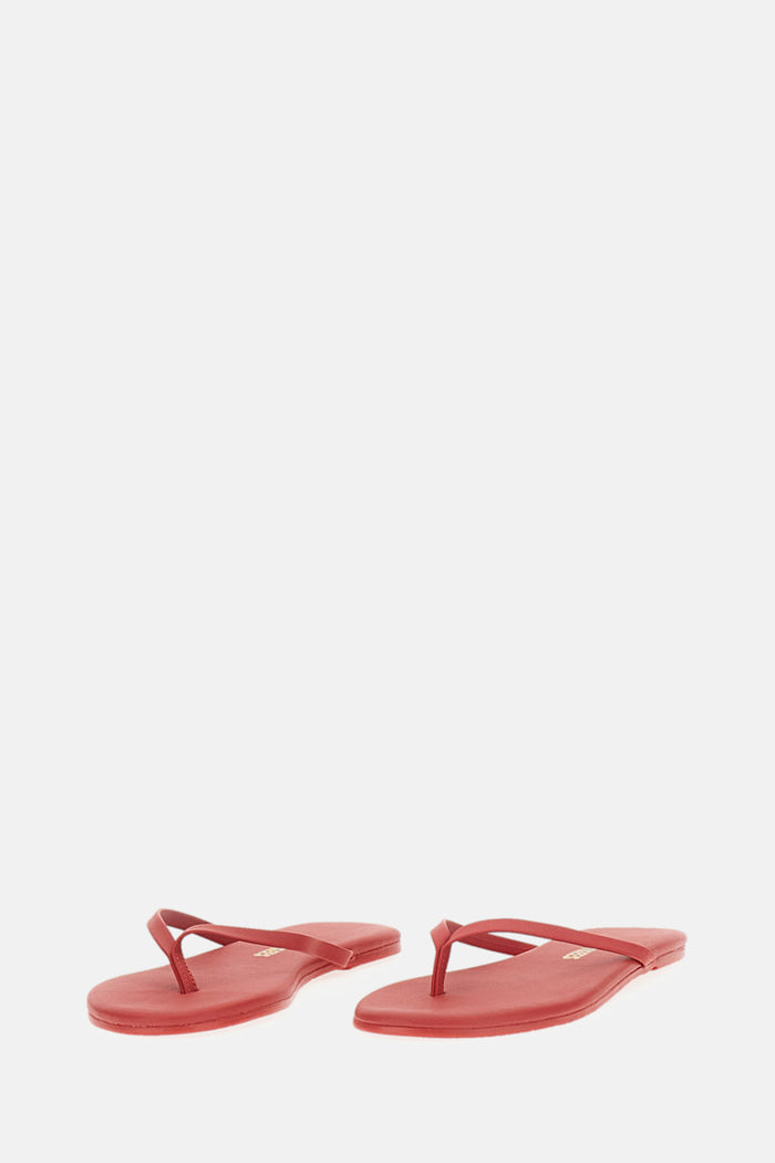 Tkees Sandals Red Pelle