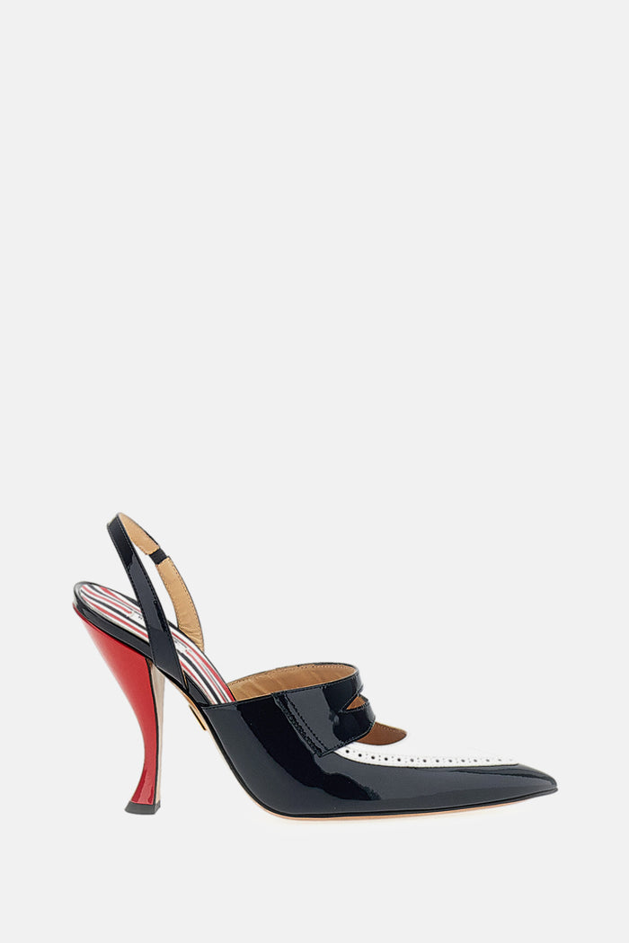Thom Browne Flat Shoes Multicolour Calf Patent leather
