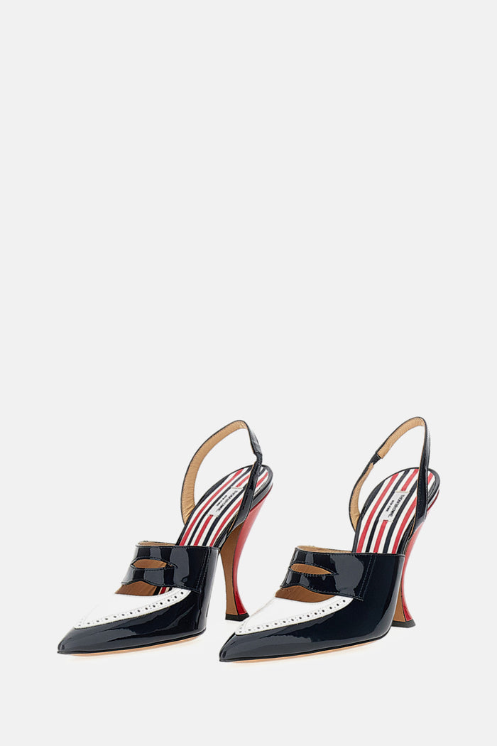 Thom Browne Flat Shoes Multicolour Calf Patent leather