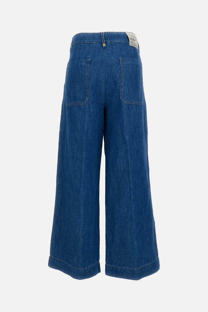 S Max Mara Jeans Blue Co Li