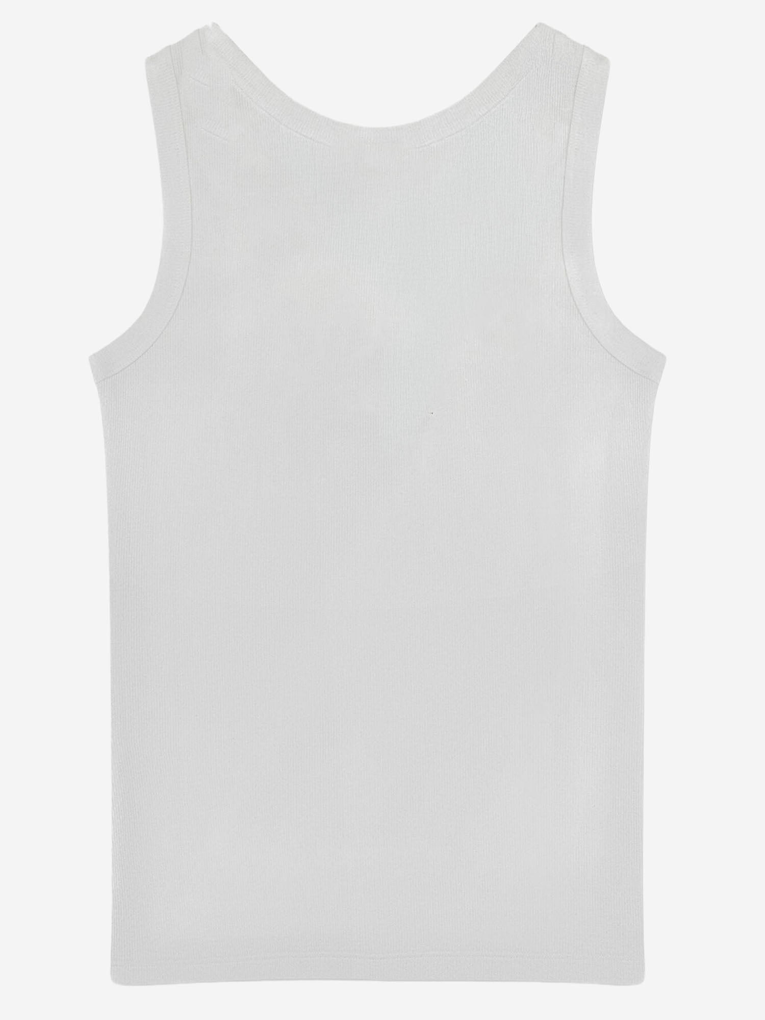 Versace Top White 1.outer Fabric:elastane
