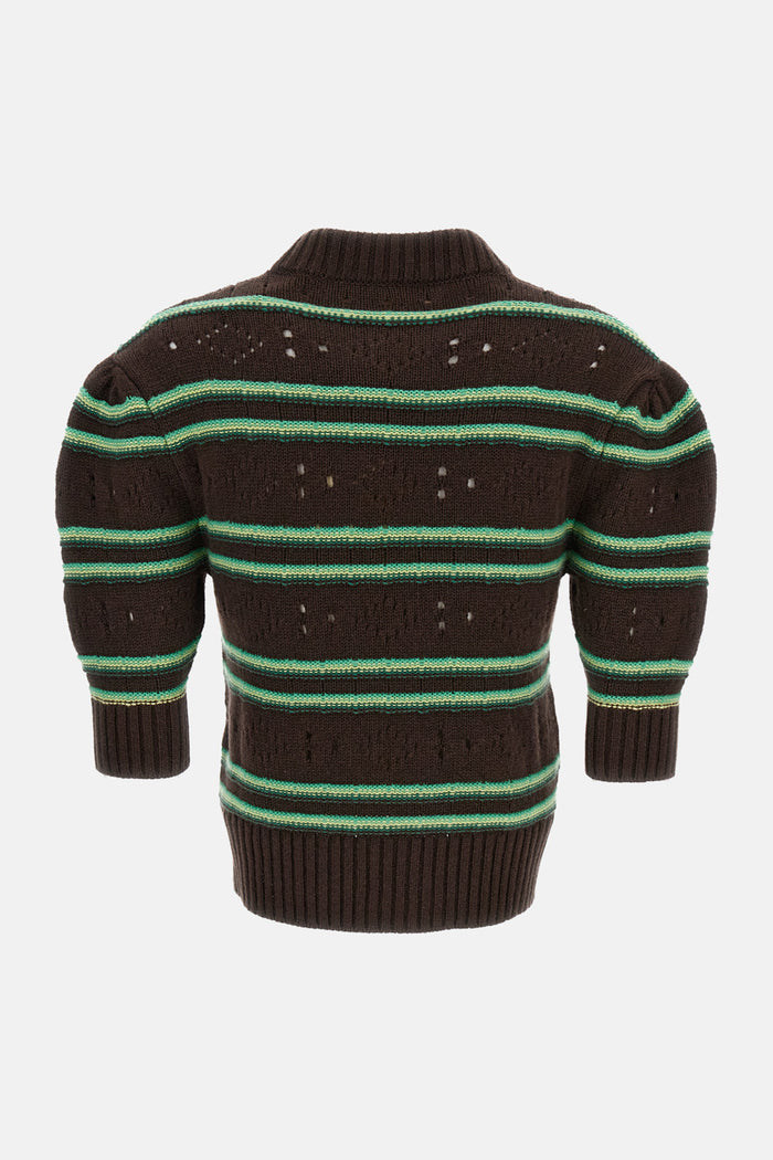 Marni Sweaters Brown Kashmir Knit