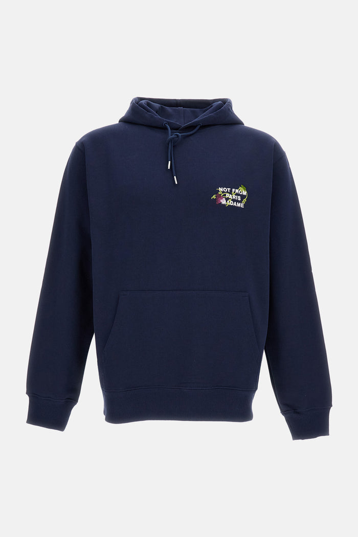 Drole De Monsieur Sweaters Blue Cotton