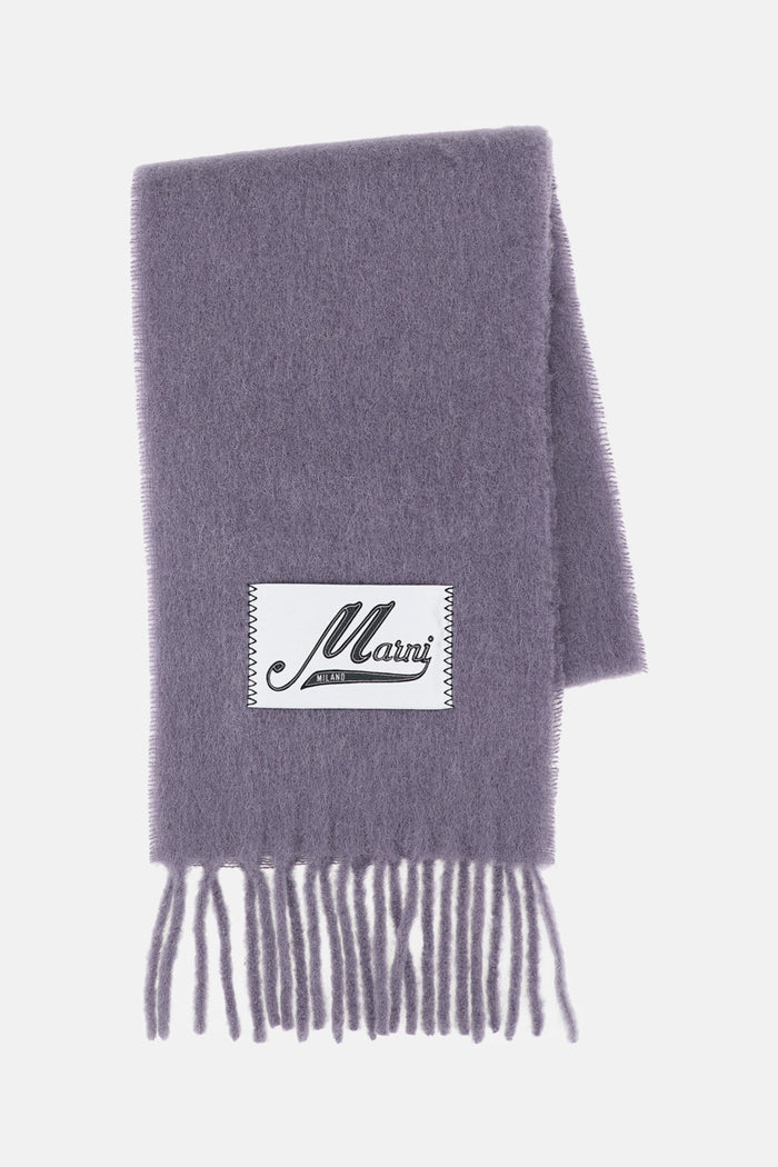Marni Scarfs Viola Alpaca Woven Polyamide