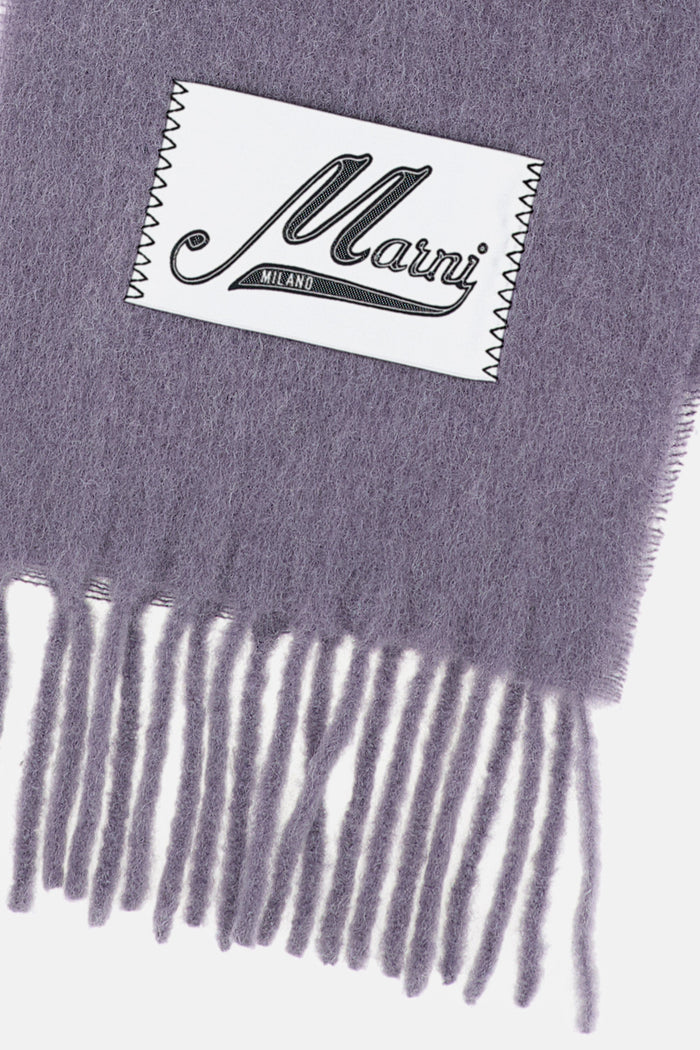 Marni Scarfs Viola Alpaca Woven Polyamide