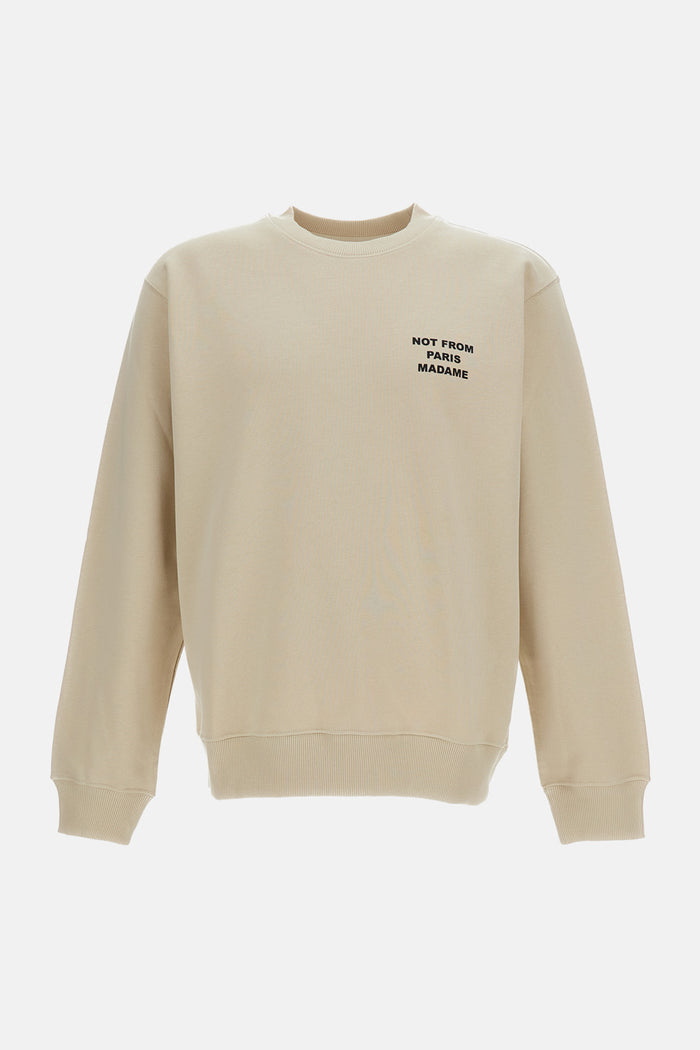 Drole De Monsieur Sweaters Beige Cotton