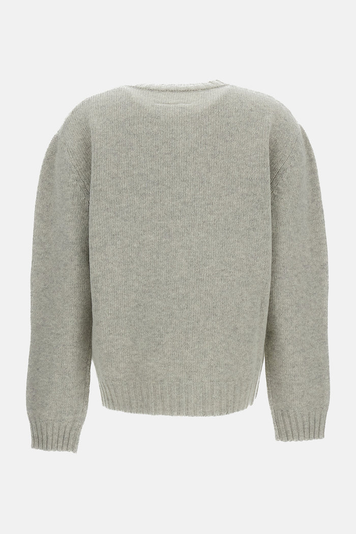 Mm6 Maison Margiela Sweaters Grey Lana Poliammide
