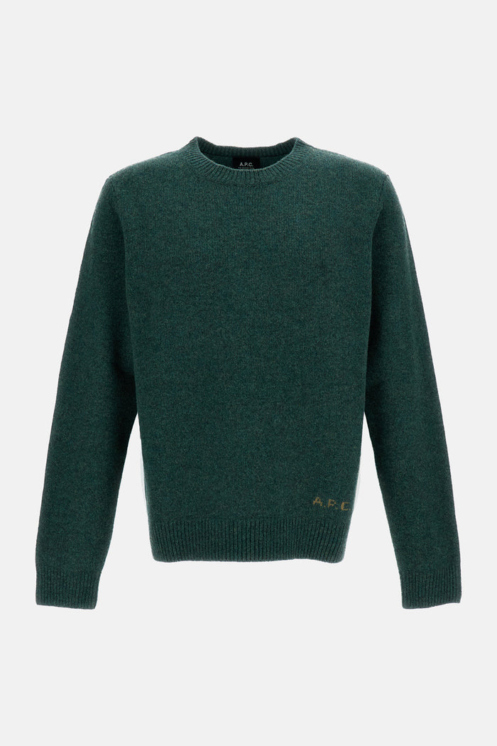 A.p.c. Sweaters Green Wool
