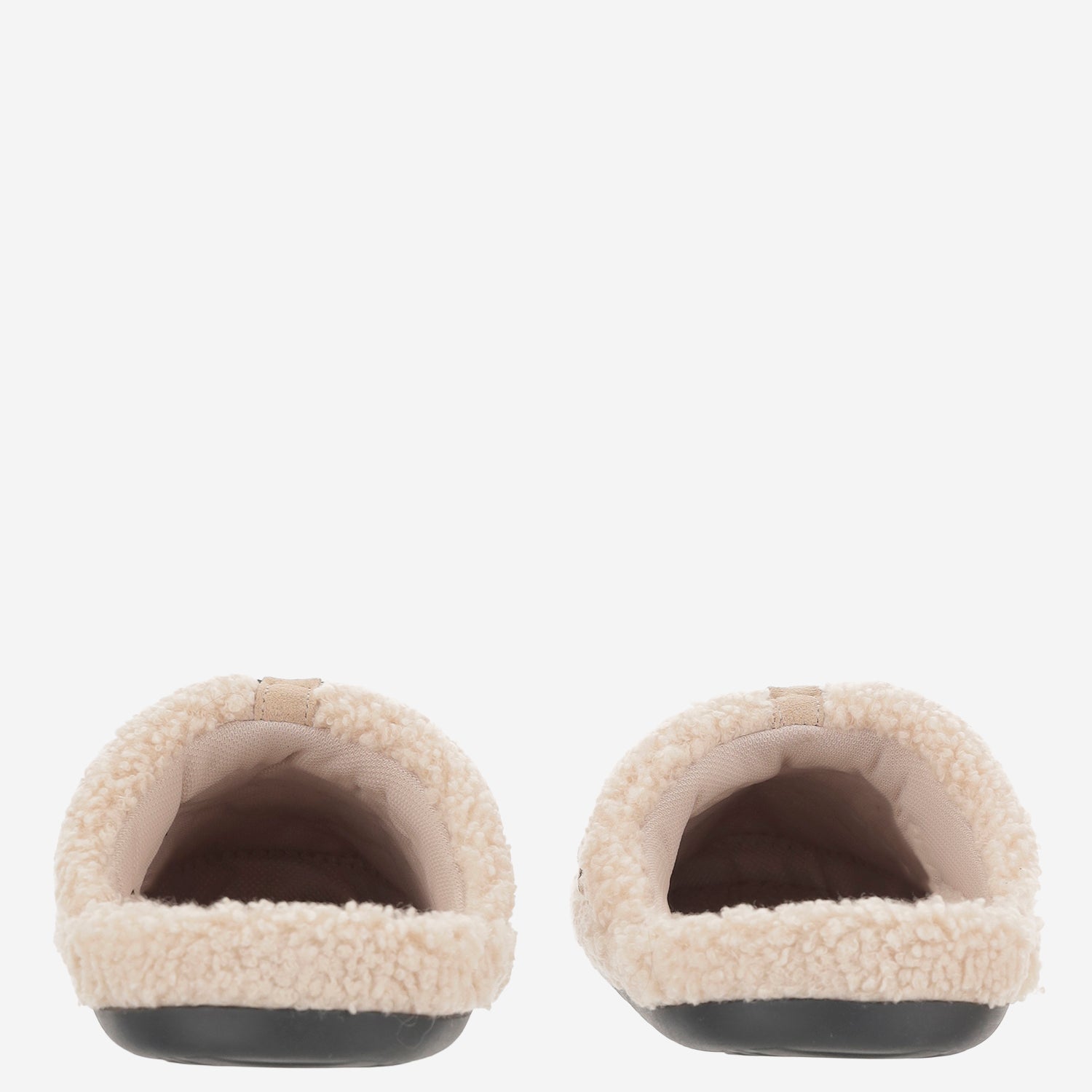 Moon Boot Flat shoes Beige Sheep Skin/shearling
