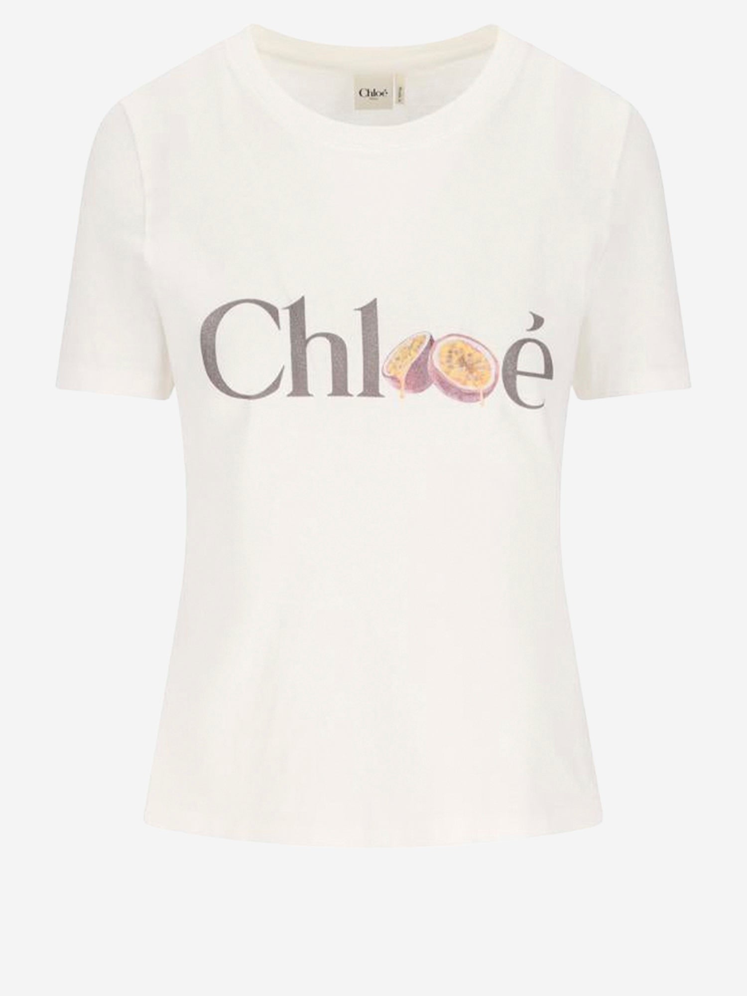 Chloè T-shirts and Polos White Shell: Cotton/ribbing: Cotton