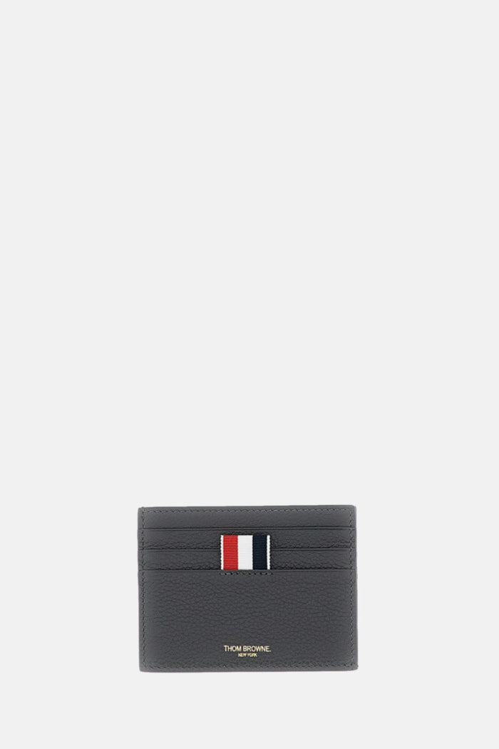 Thom Browne Wallets Grey Calf Full Grain Leather