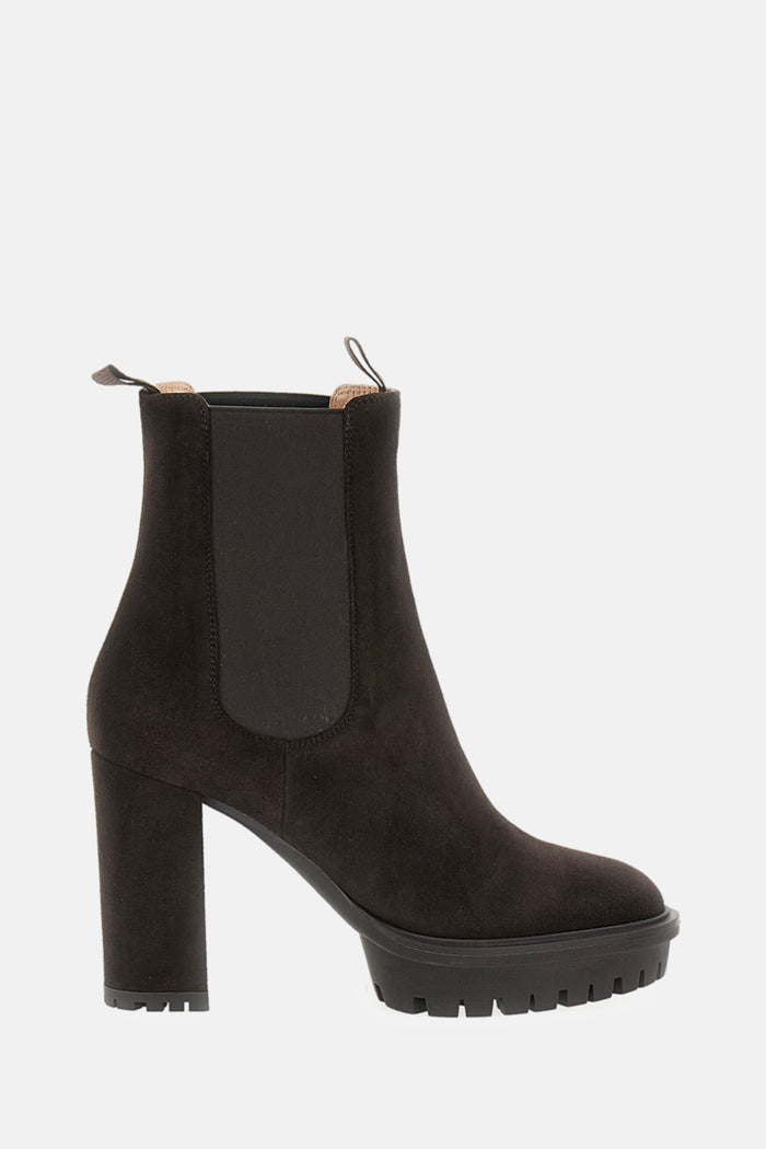Gianvito Rossi Boots Brown Suede Leather