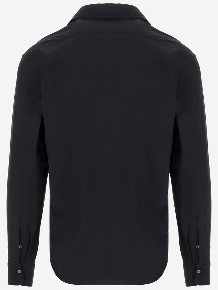 Gherardi Shirts Black Nylon Elastane