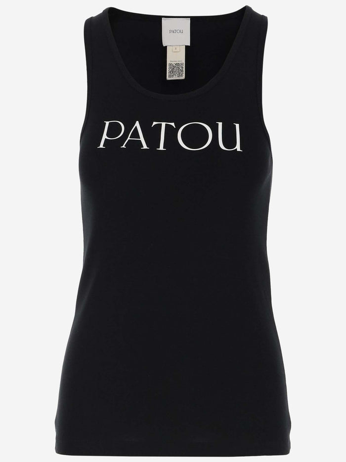 PATOU Top Black Co - Cotton