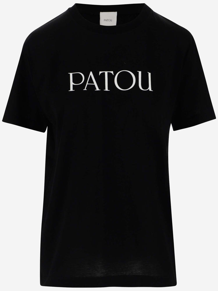 PATOU T-shirts and Polos Black Co - Cotton