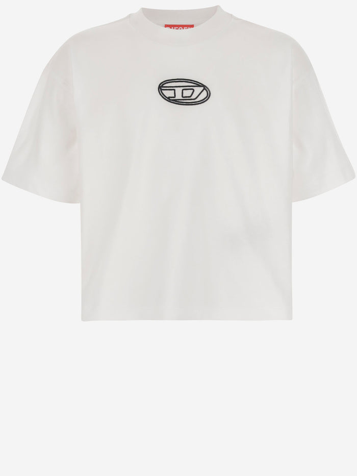 Diesel T-shirts and Polos White Cotone