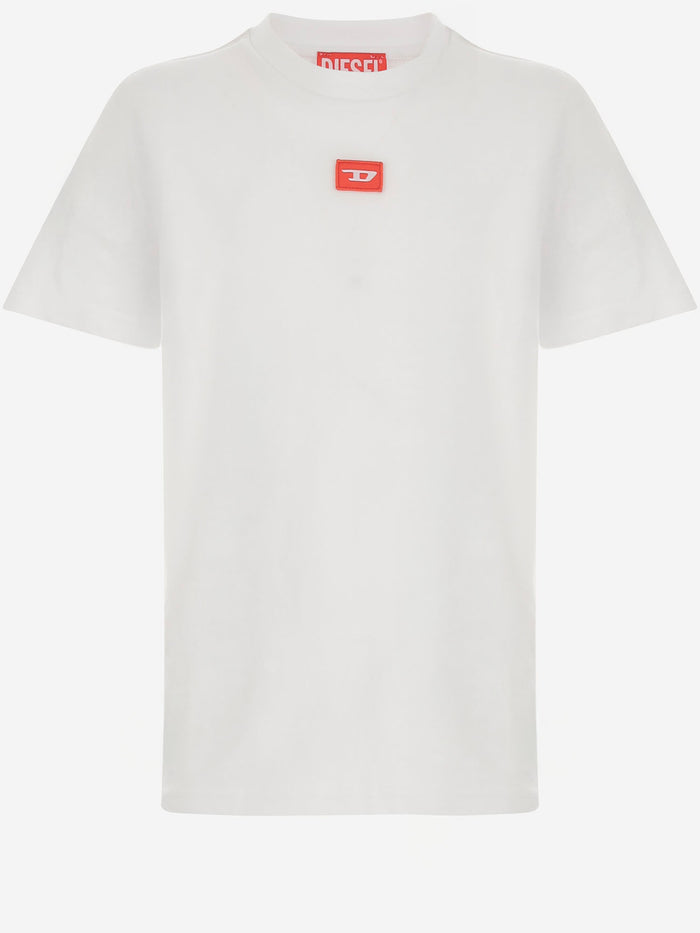 Diesel T-shirts and Polos White Cotone