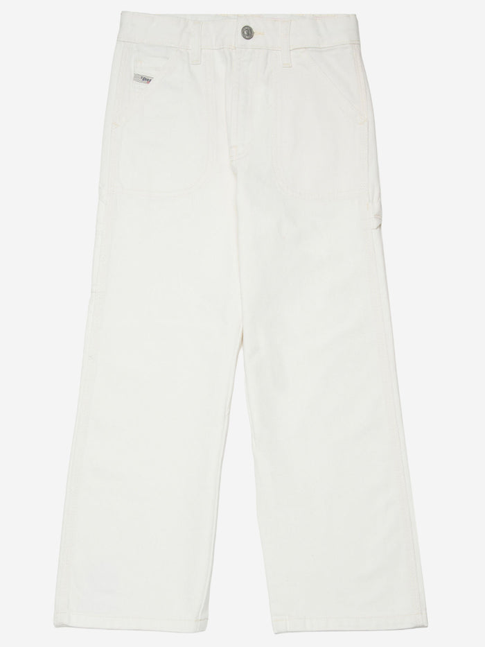 Diesel Jeans White Cotone