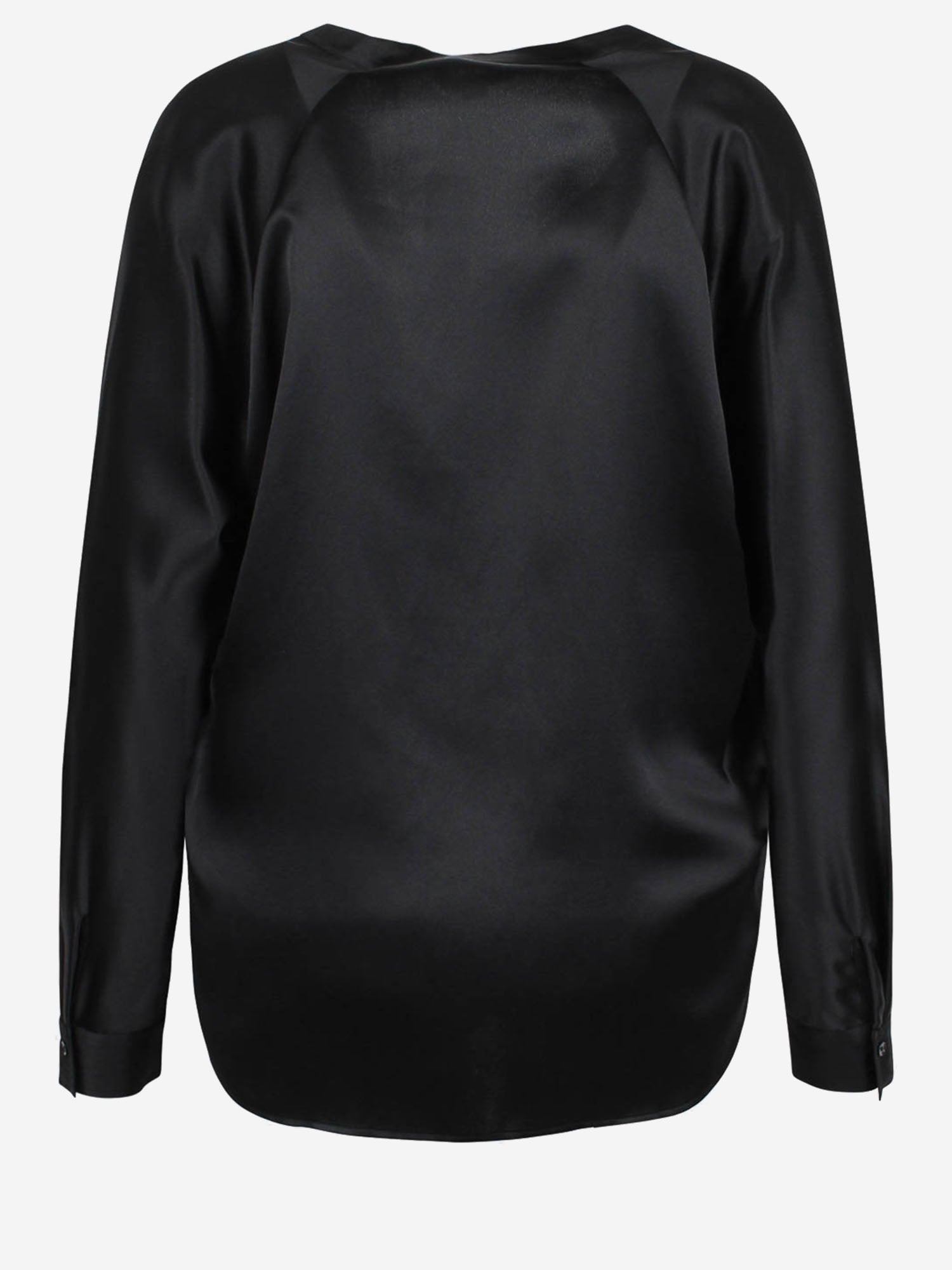 VINCE Shirts Black Si Gen Silk
