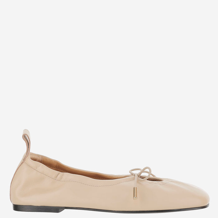 ALOHAS Flat shoes Beige Pelle