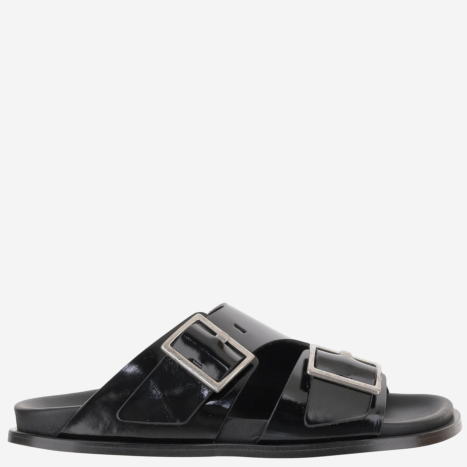 ALOHAS Sandals Black Pelle