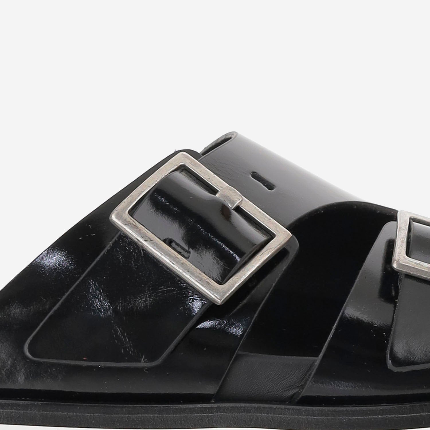 ALOHAS Sandals Black Pelle