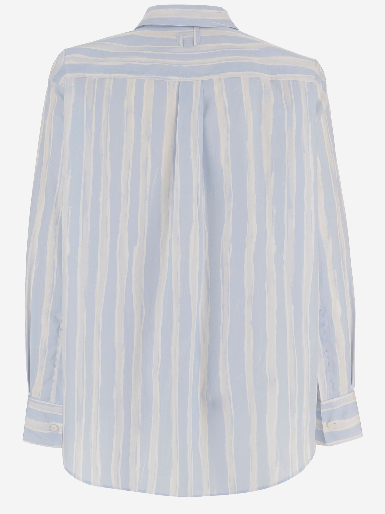 JACQUEMUS Shirts Clear Blue Cotone