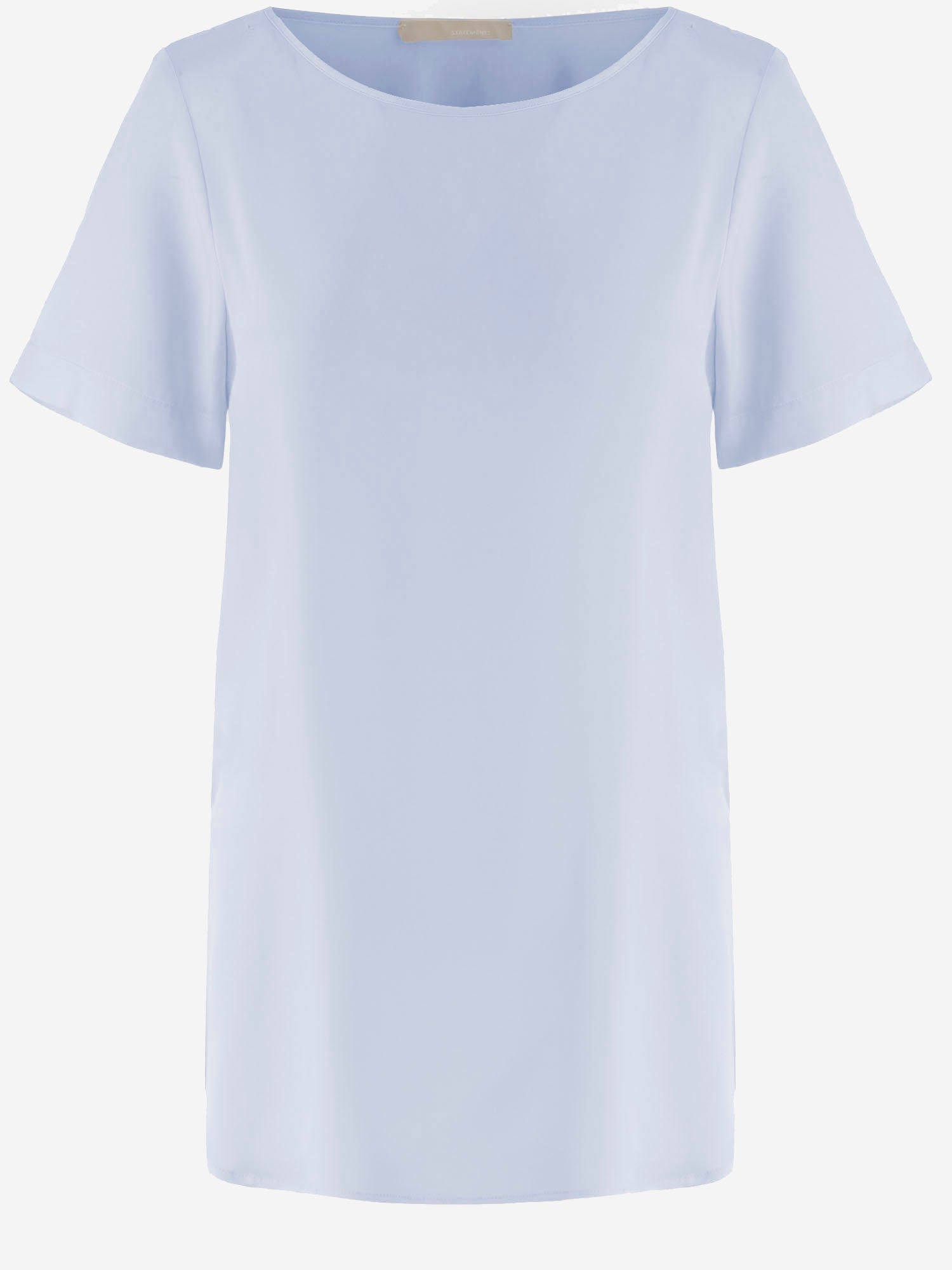 Allude T-shirts and Polos Light Blue 72 Silk