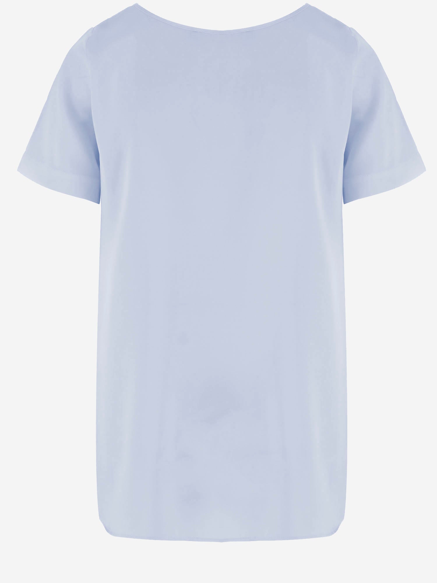 Allude T-shirts and Polos Light Blue 72 Silk