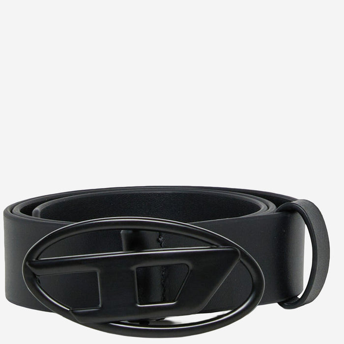 Diesel Belts Black Pelle Bovina