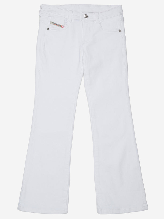 Diesel Jeans White Cotone Elastan