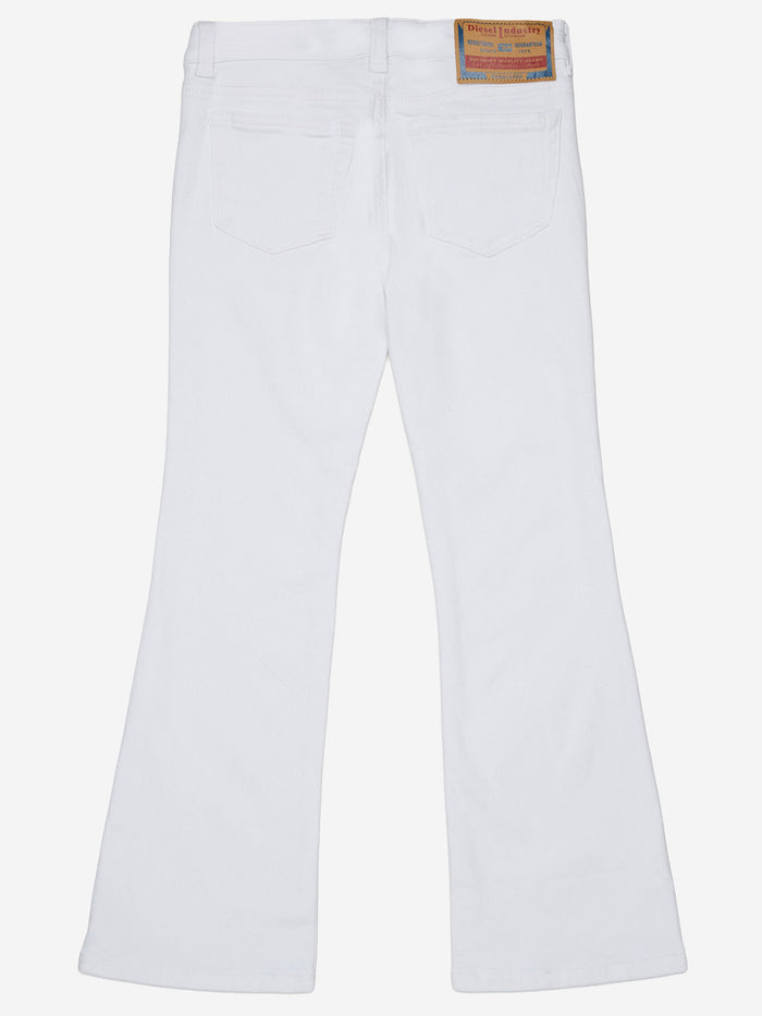 Diesel Jeans White Cotone Elastan